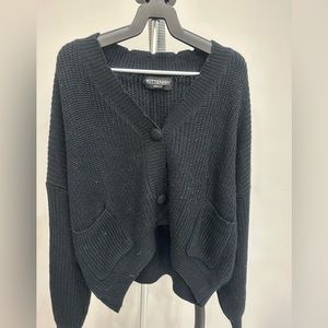 Kittenish Black Cardigan